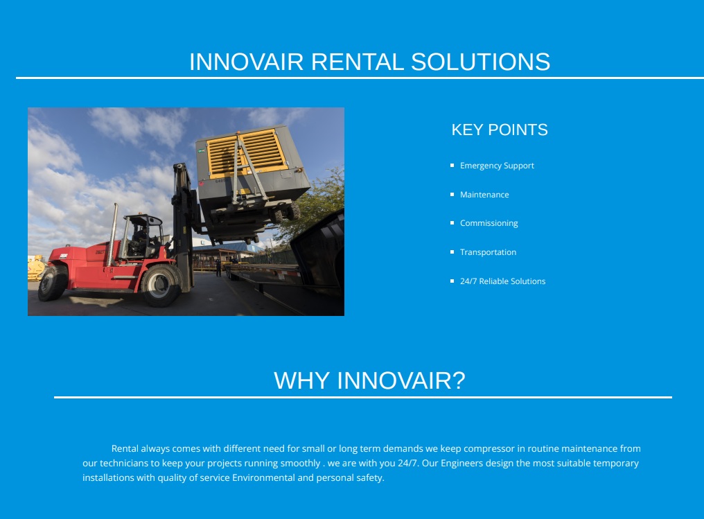 Air Compressor Rental Services in Pune Aurangabad