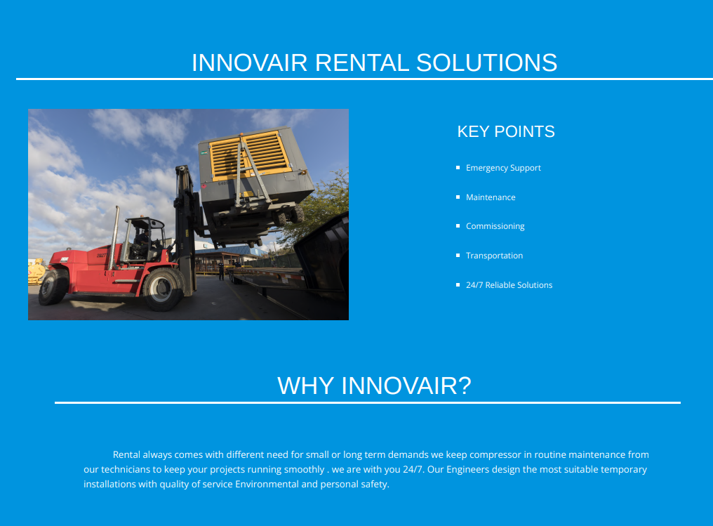Air Compressor Rental Service in Pune Aurangabad